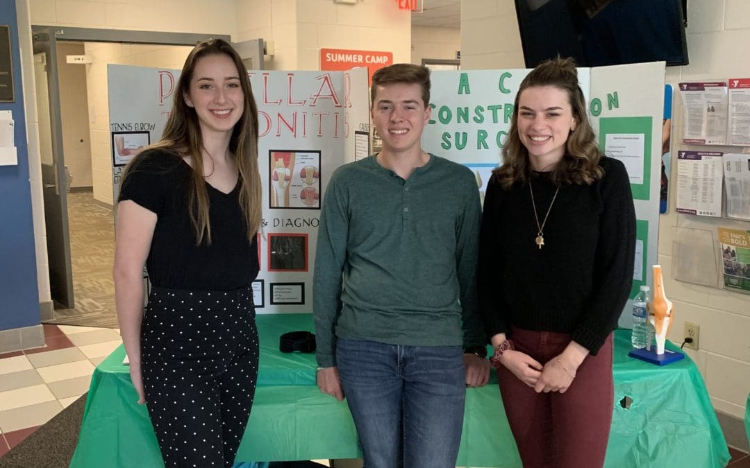 students presenting at YMCA