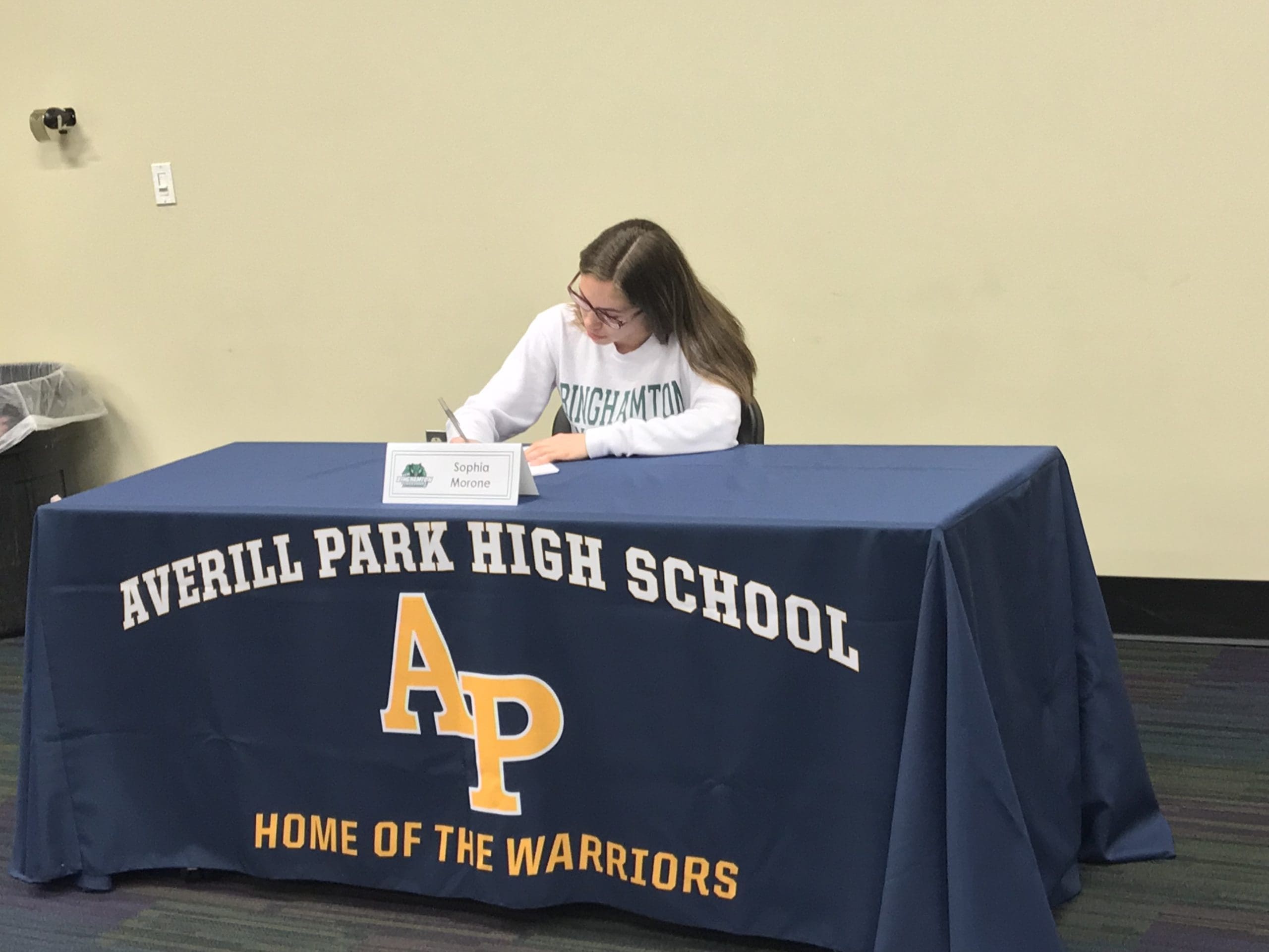 sophia signs letter of intent