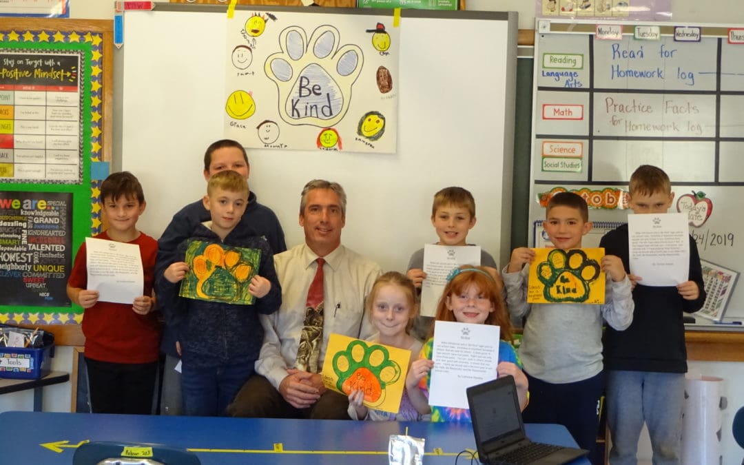 students with principal