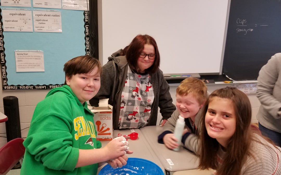 AMS Students Make Snow Using Math Ratios