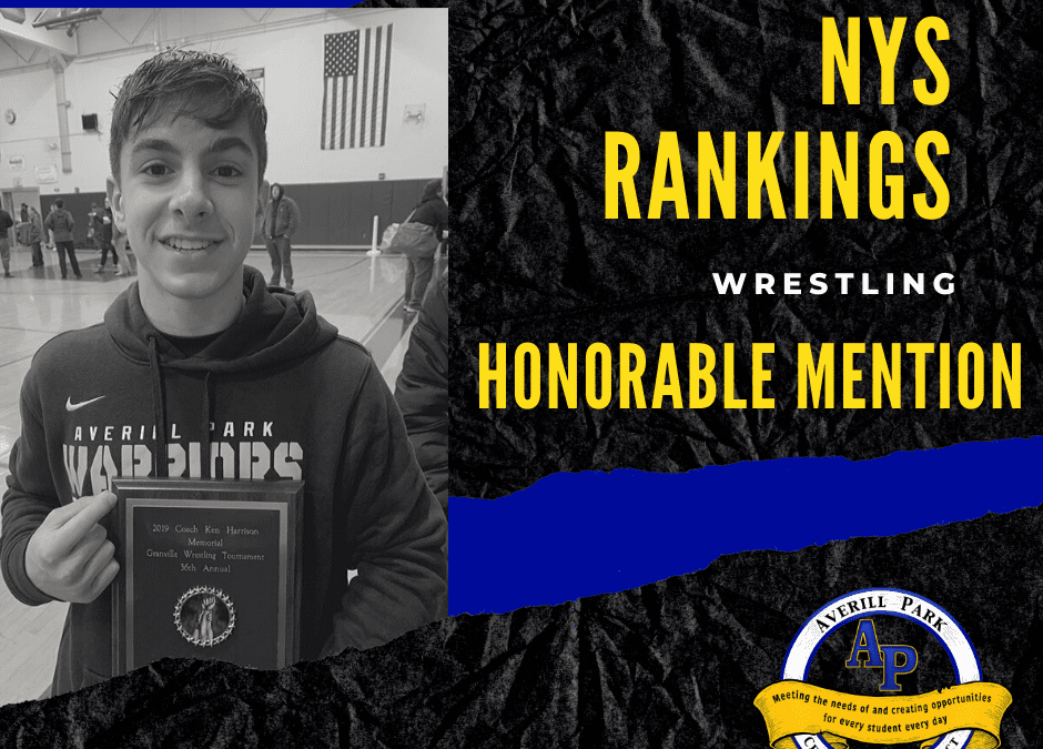 Varsity Wrestling Named Honorable Mention in First Poll