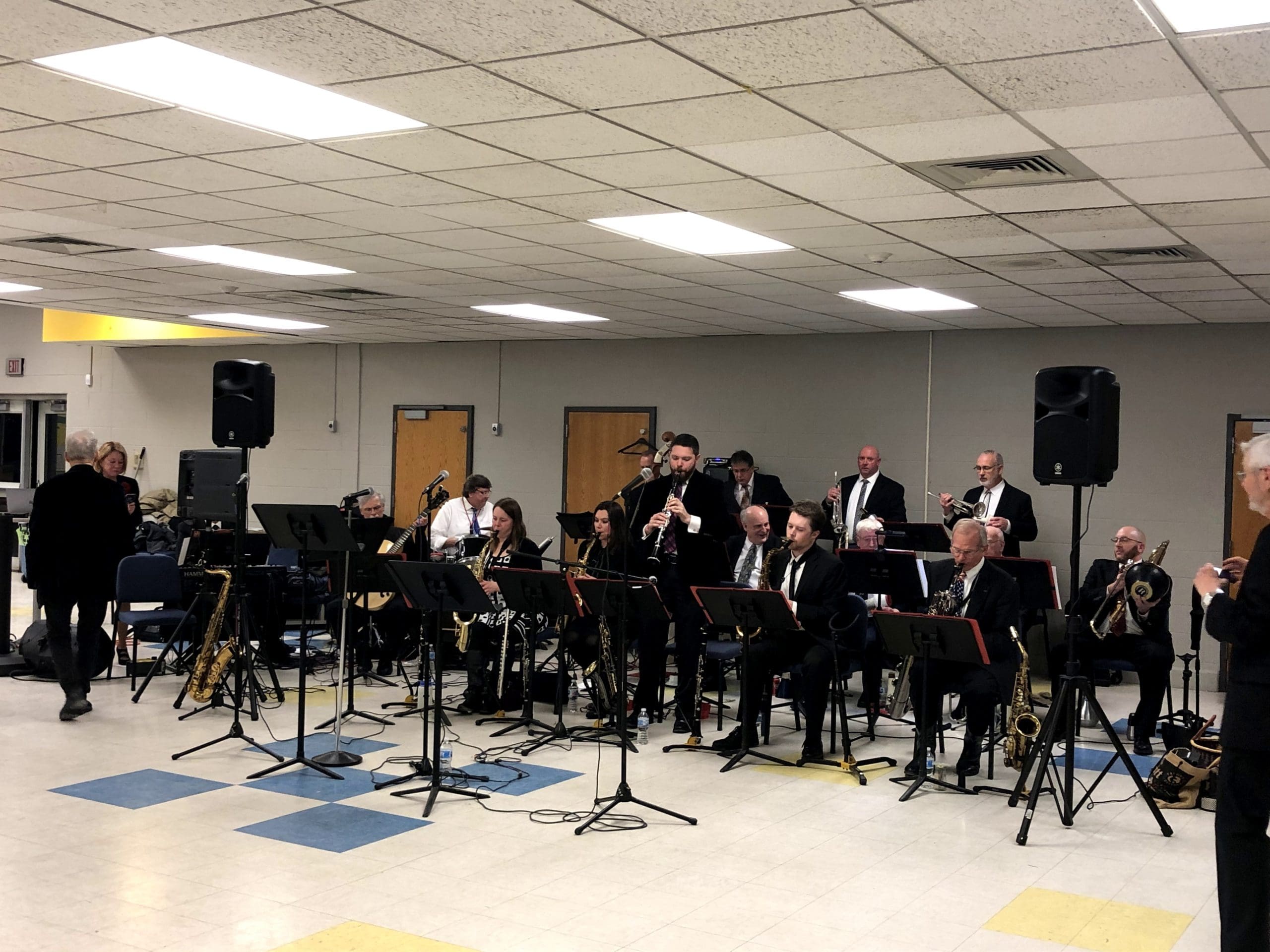 band playing at the dance