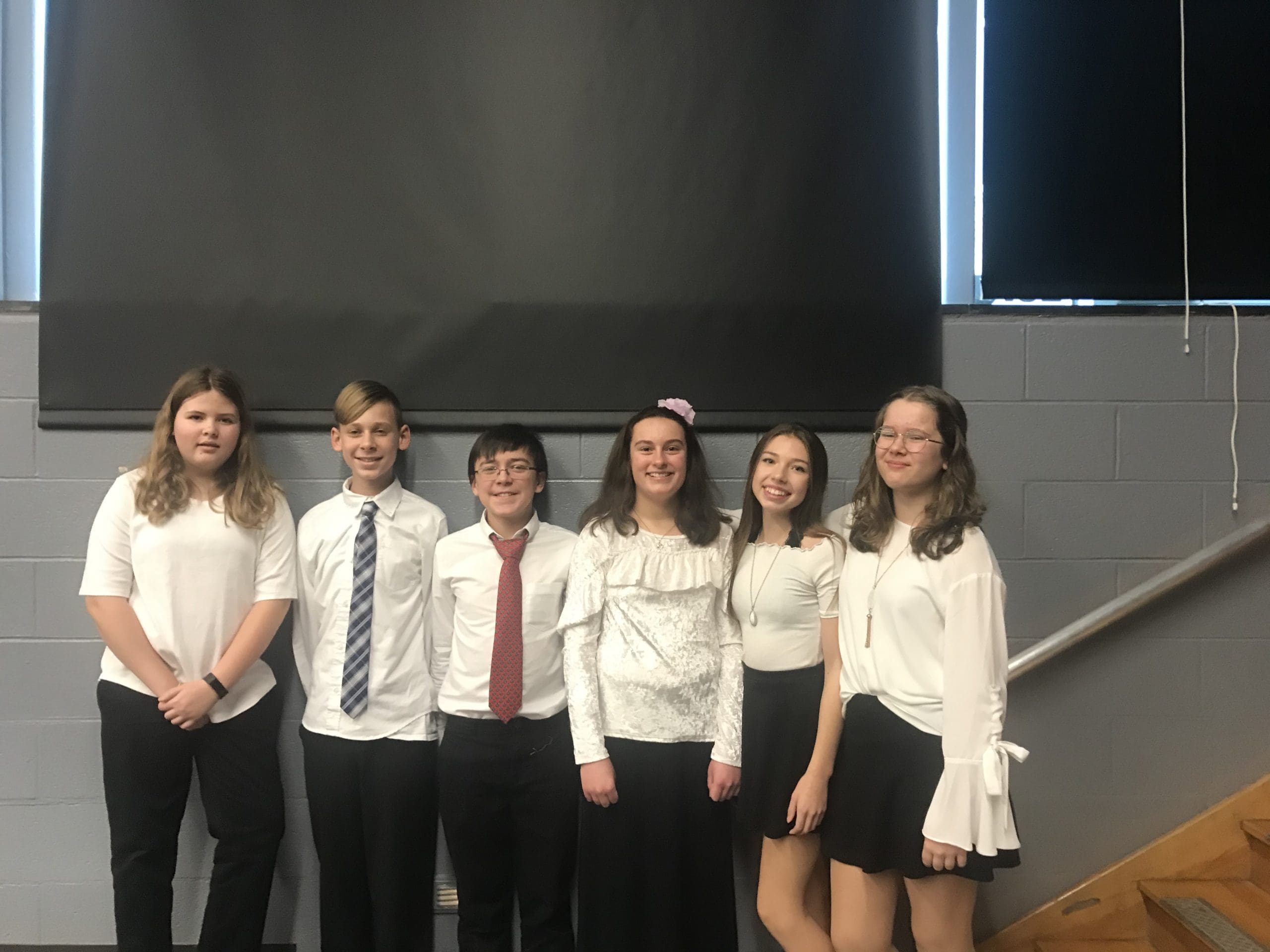 group photo ams students