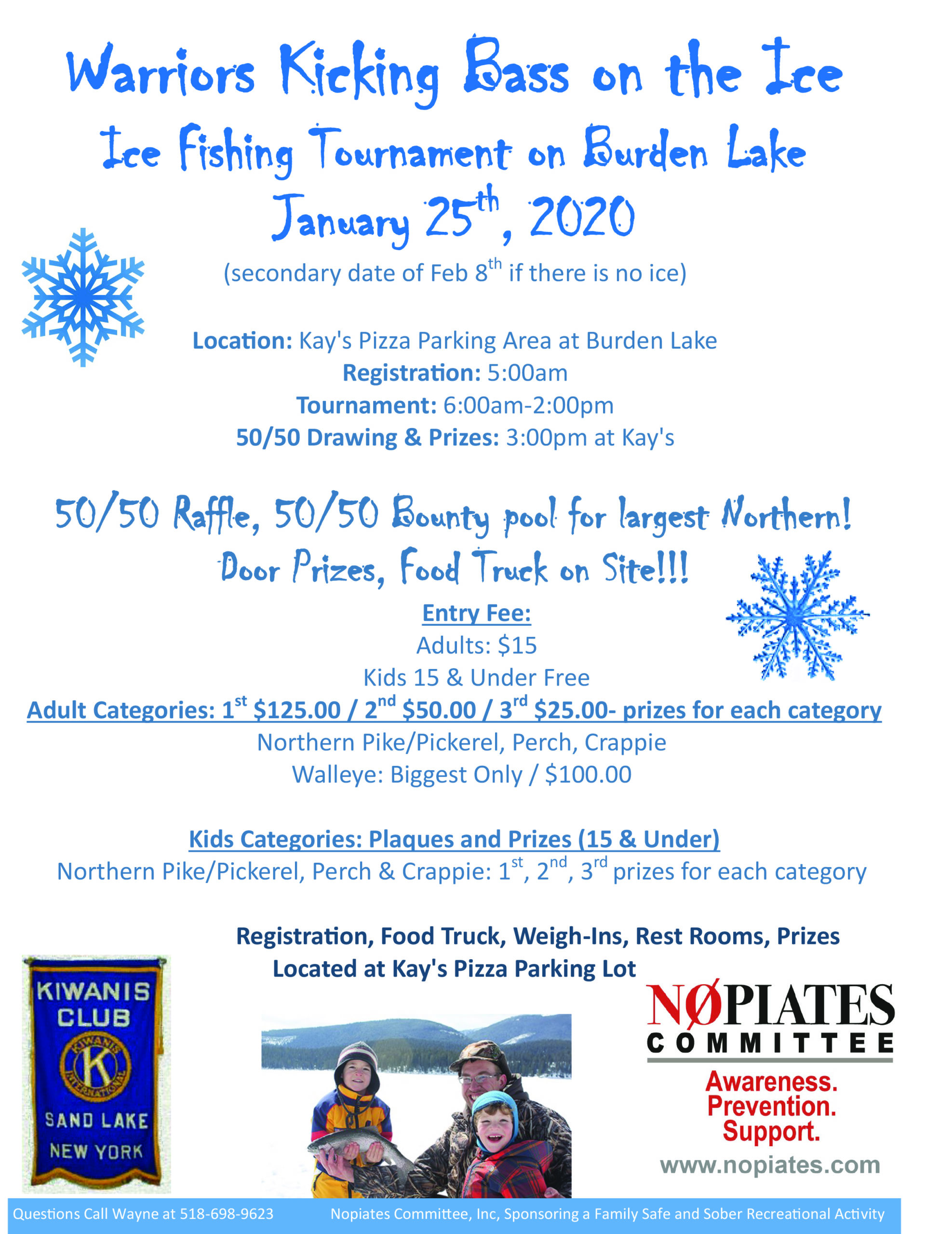 ice fishing flyer