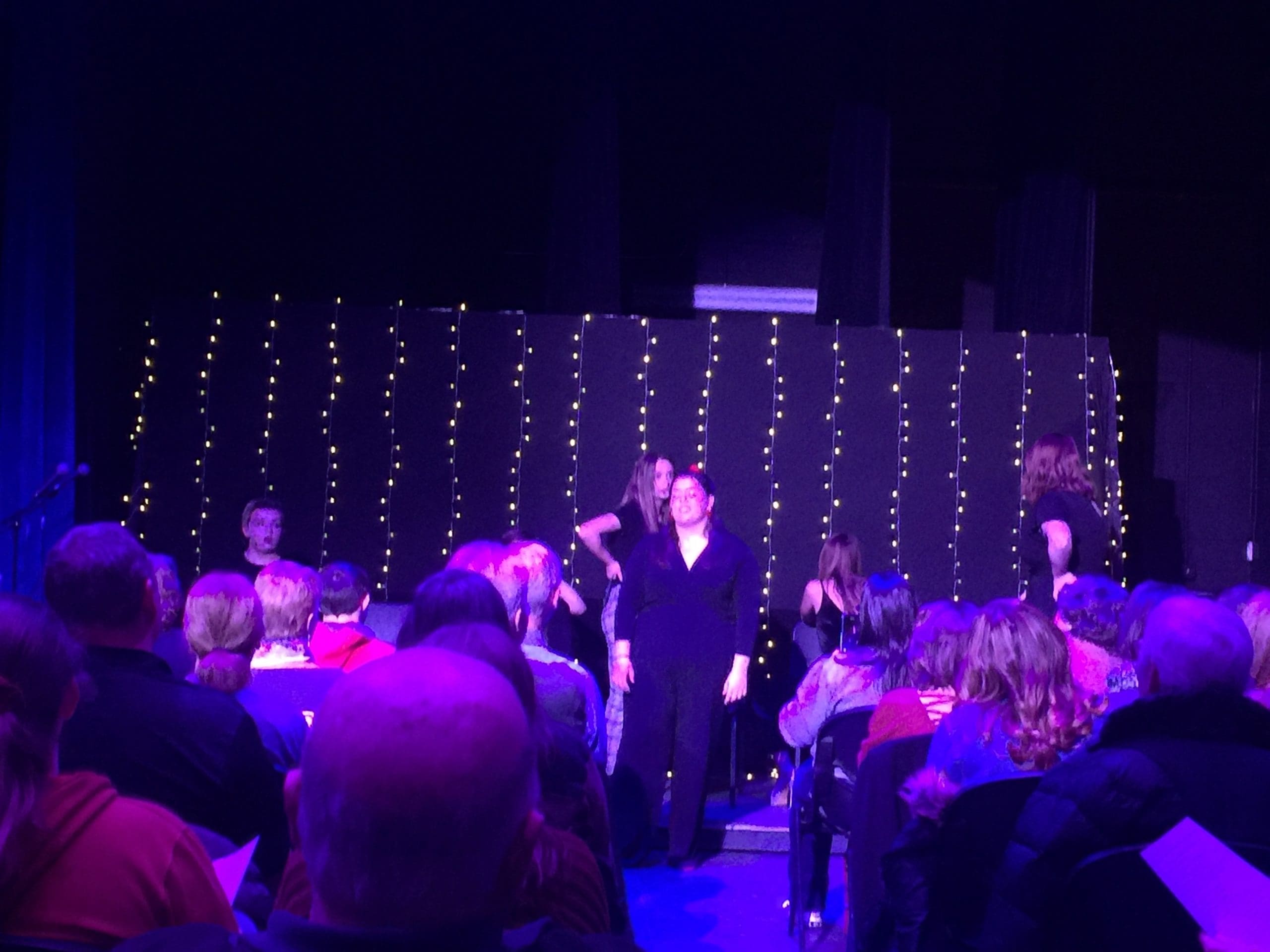 students performing