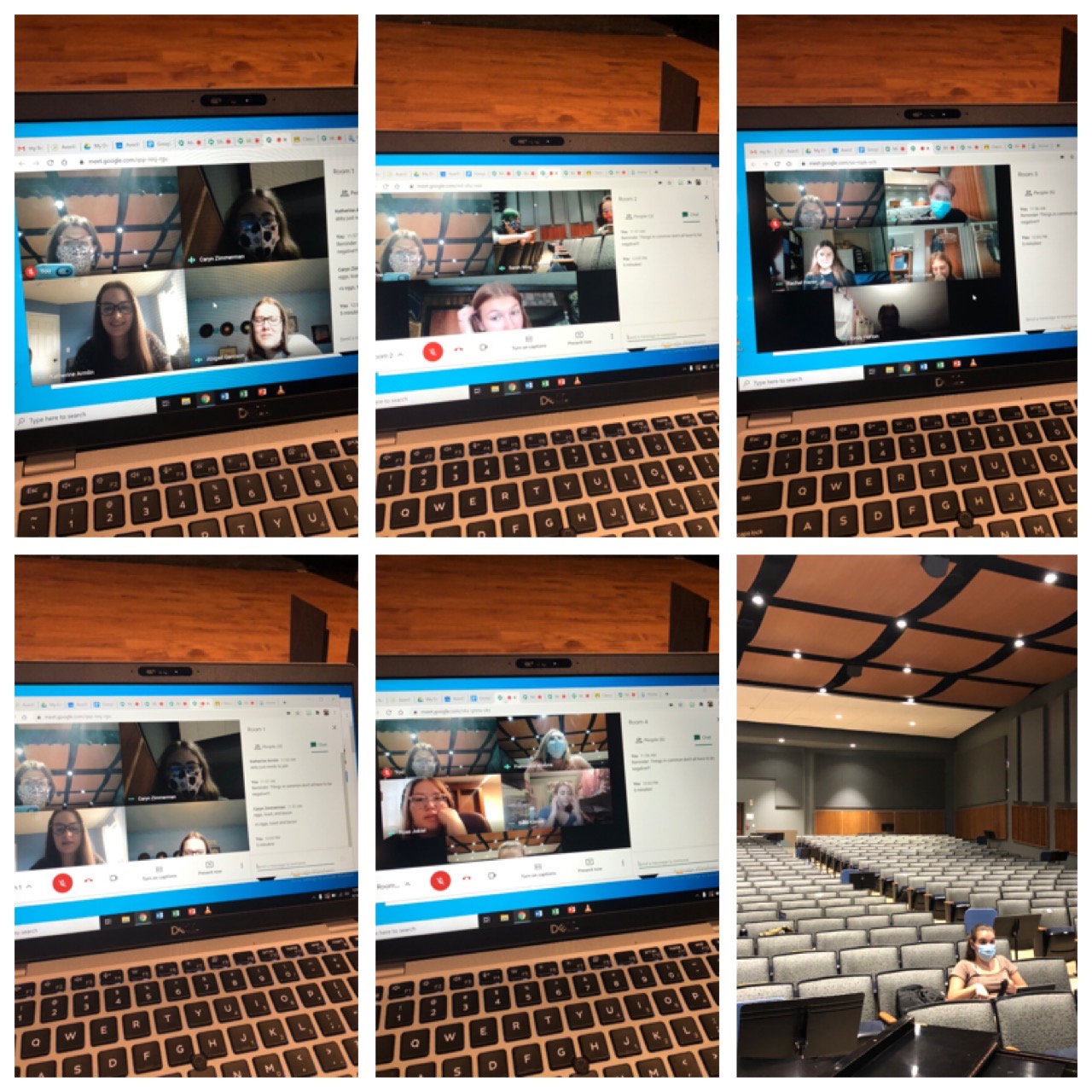 students on computers