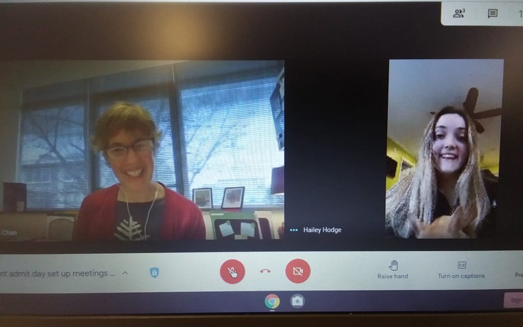 college rep and student