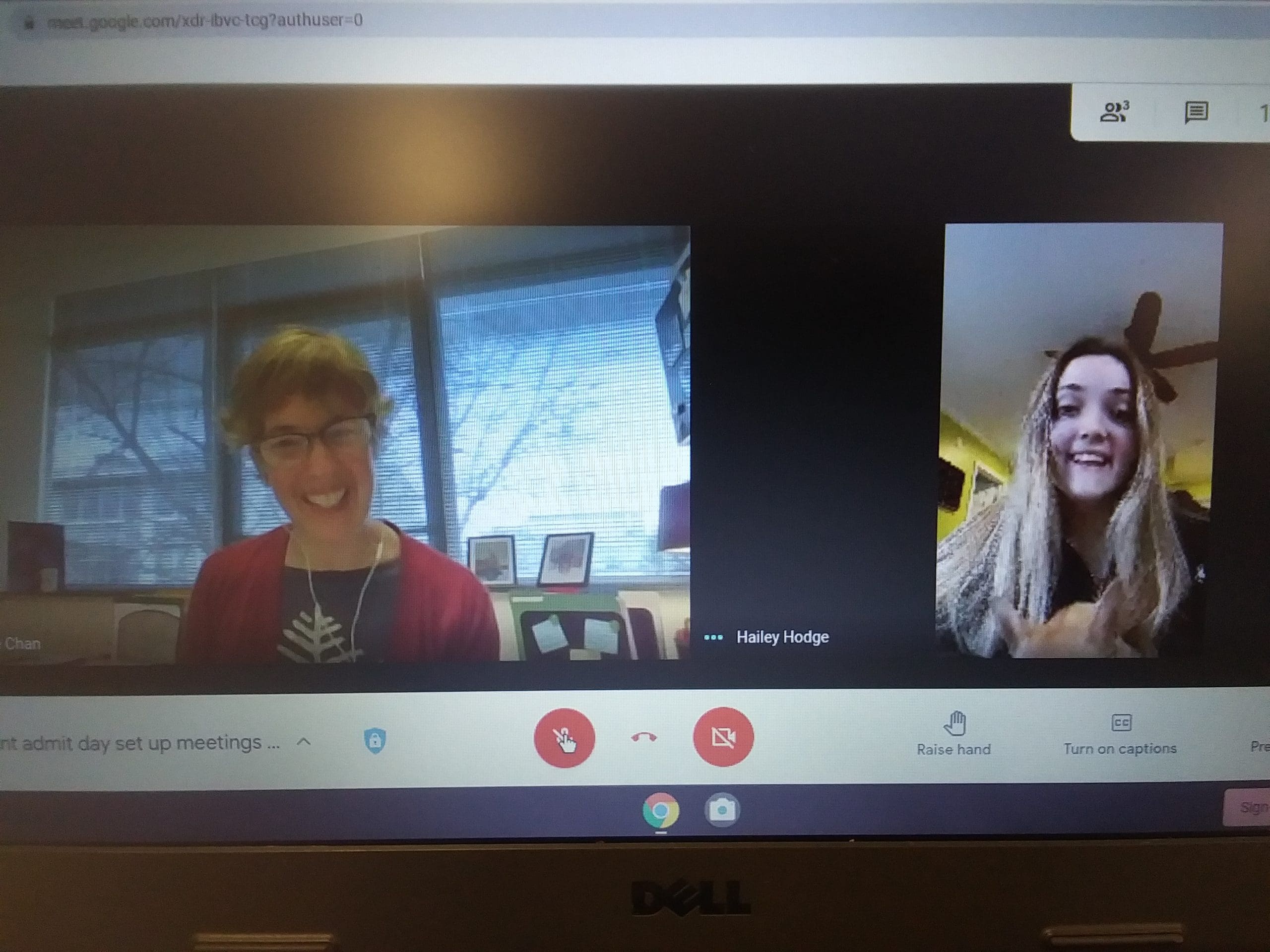 college rep and student