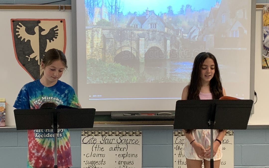 Grade 6 Students Perform in Readers’ Theater Project