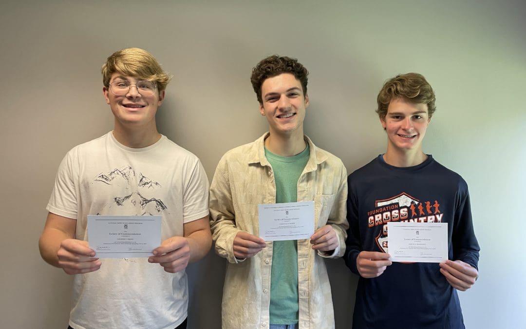 Four Named Commended Students in National Merit Scholarship Program