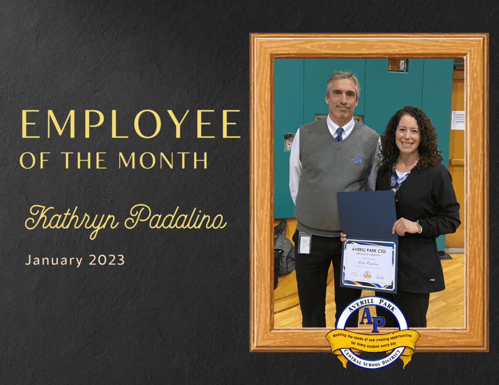 Employees of the Month January 2023 Averill Park Central School District
