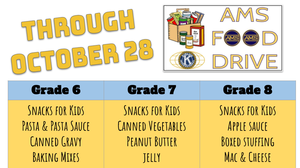 AMS 4th Annual Food Drive Averill Park Central School District